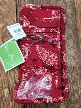 Vera Bradley Red Paisley Wallet